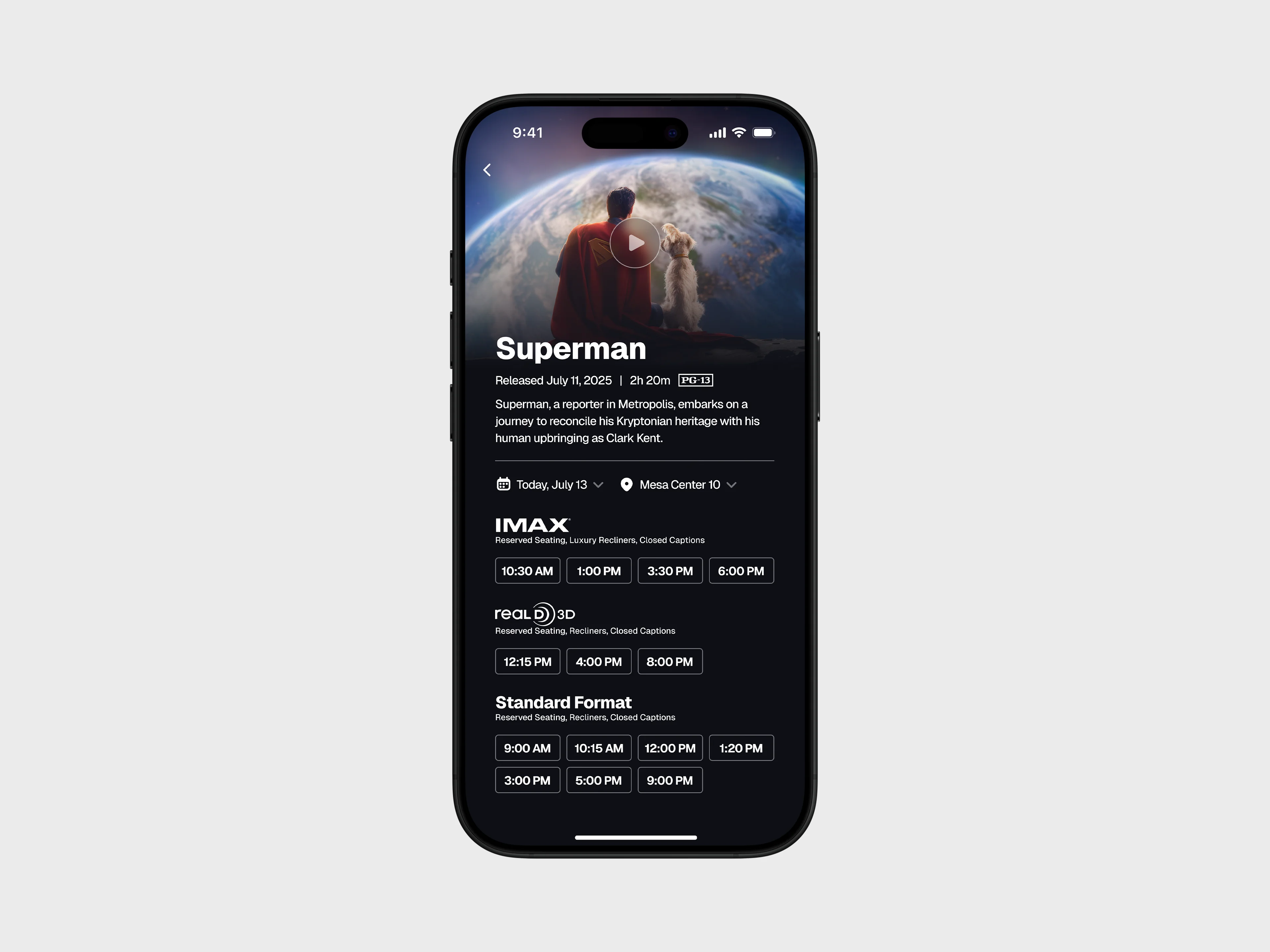 Nebula Theatres - Movie Details