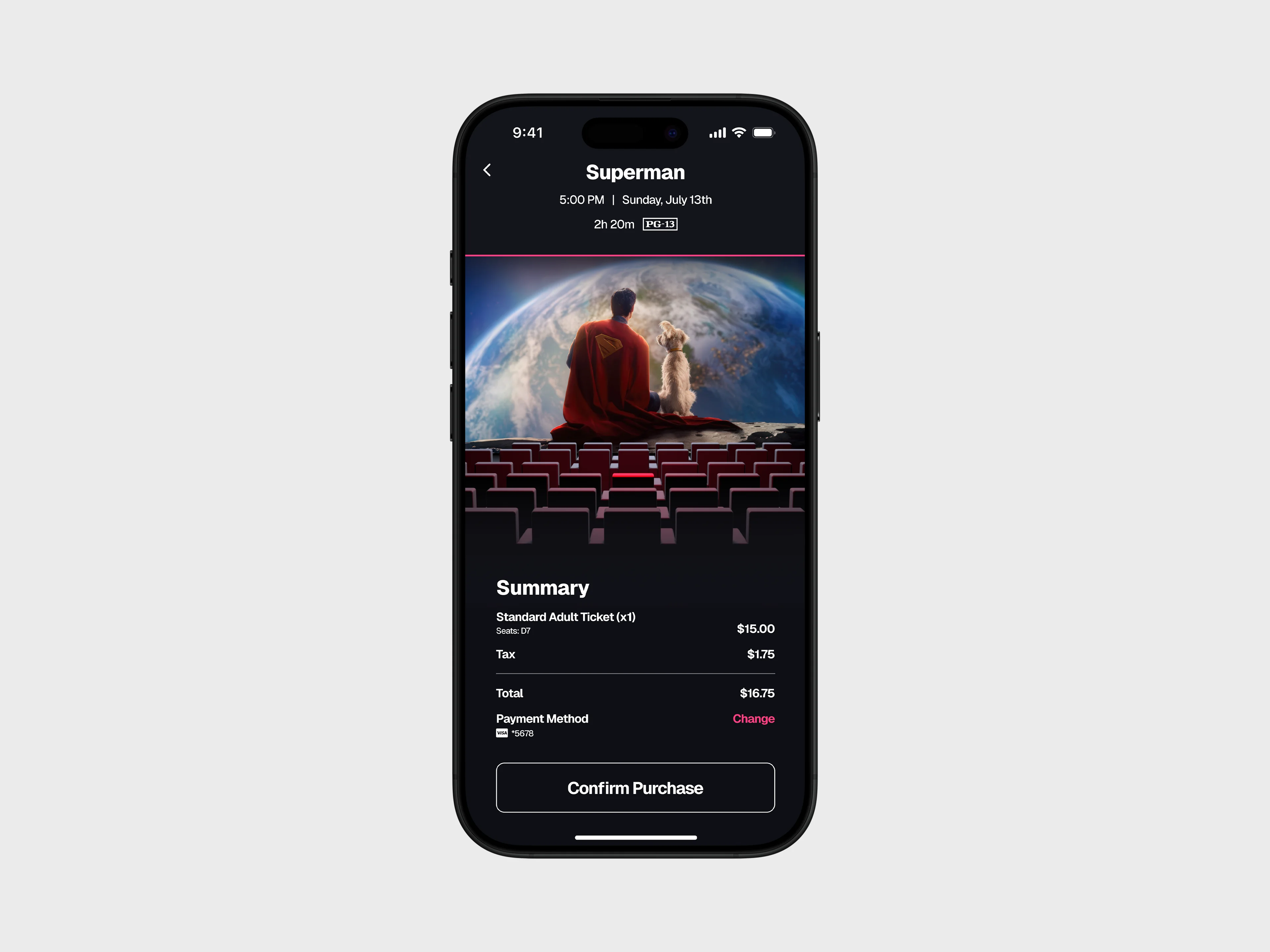 Nebula Theatres - Ticket Confirmation